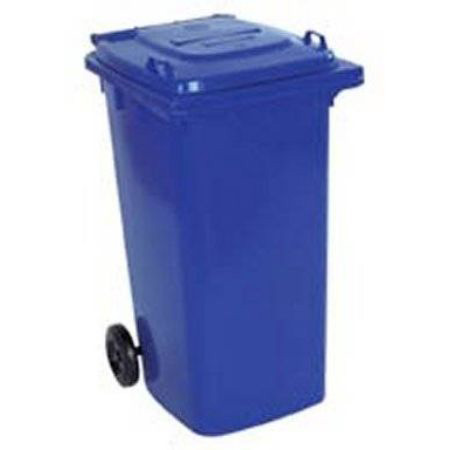 Mini-container 240 liter - blauw - 2 wielen